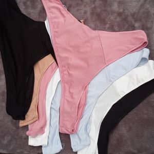 Hanes Thongs Size 7L. 9 Pair Brand New